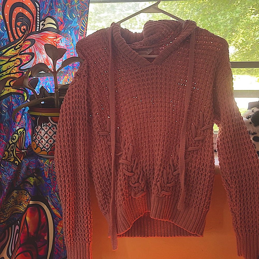 Pink sweater